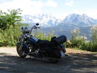 Harley Davidson Road King Classic, Postalmstraße, Österreich, Salzburger Land