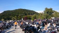 Arneitz, Parkplatz, Bike Week 2022, Harleys, Motorräder, Biker, Faaker See