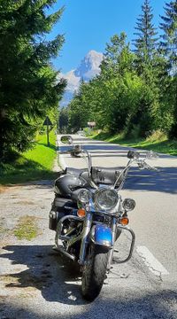 Lago del Predil, Road King Classic, Harley Davidson, Urlaubsreise