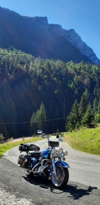 Straßenkönig, Road King Classic, Bergpanorama, SP 112, Julische Alpen