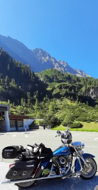 Road King Classic, Felbertauerntunnel, Rückreise Faaker See, Harley Davidson