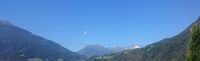Silvretta, Aussicht vom Hotel, Harley-Urlaub 2020, oberes Inntal, Tirol