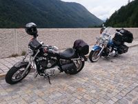 Straßenkönig, Sporty, Harley-Davidson, Sylvensteinsee, Urlaub Tirol