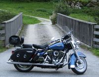 Harley-Davidson, Road King Classic, Straßenkönig, Zillertal, Zillergrund, Brücke