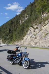 Achensee, Road King Classic, Straßenkönig, Urlaubstouren, Motorrad